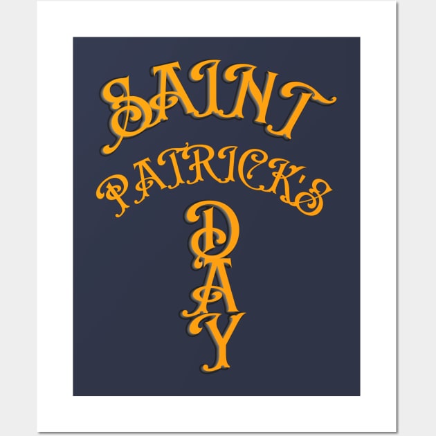 ST. PATRICK'S DAY -VINTAGE FONT Wall Art by Sharing Love